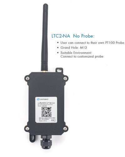 Dragino LTC2 – Capteur LoRaWAN Température, vue produit