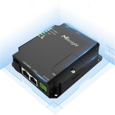 Milesight UR32 – Convertisseur RS485 GPS, vue produit