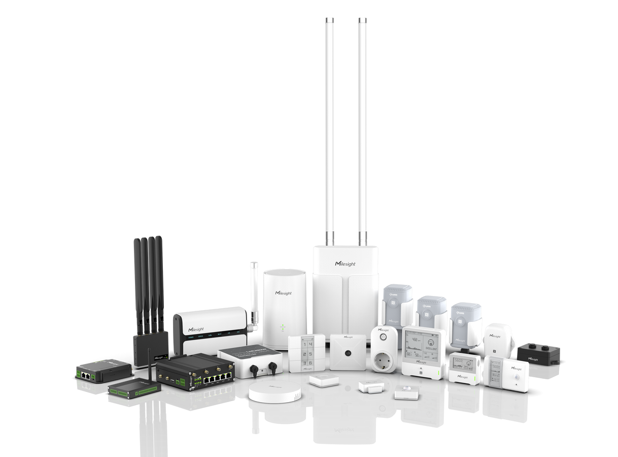 Milesight IoT : catalogue complet capteurs et passerelles LoRaWAN®, IAQ, People Counting, énergie, niveau, contrôleurs