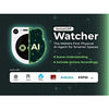 SenseCAP Watcher W1-B White Boîtier - The Physical AI Agent for Intelligenter Spaces