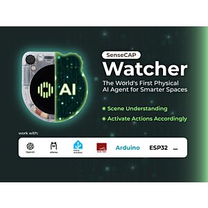 SenseCAP Watcher W1-A Clear Boîtier - The Physical AI Agent for Intelligenter Spaces