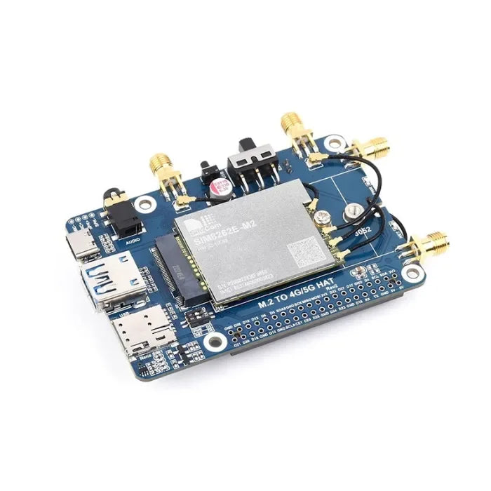 Raspberry Pi SIM8262E-M2 3G/4G/5G Communication Carte d'Extension Module