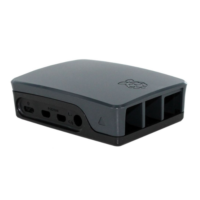 Official Raspberry Pi 4 Boîtier Black & Grey