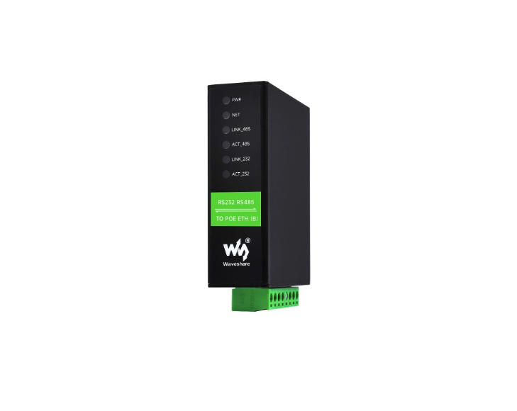 Waveshare RS232-RS485-RJ45 – Interface LoRaWAN RS485/Modbus 2 ports – PoE