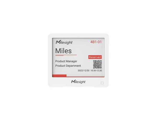Milesight DS3604 – Afficheur LoRaWAN Tableau de Bord Mural 3,5 pouces (Réf. 308D49)