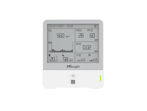 Milesight AM319-DI-MS – Capteur LoRaWAN Qualité de l'Air (CO2)