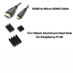 Raspberry Pi4 Model B 4GB Complete Kit with Pi4 4GB, Boîtier, Adaptateur d'Alimentation, Dissipateur, 32GB Carte SD, HDMI and Câble Ethernet - Vue 3