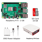Raspberry Pi 4 2 Go – Kit Complet (Boîtier, Alimentation, Dissipateur, Ventilateur), HDMI and Câble Ethernet - Vue 2