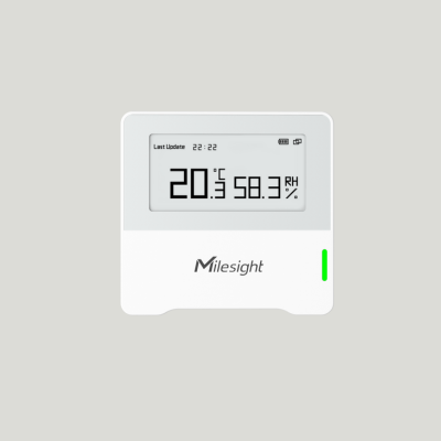 Milesight AM102 – Capteur LoRaWAN Humidité, vue produit