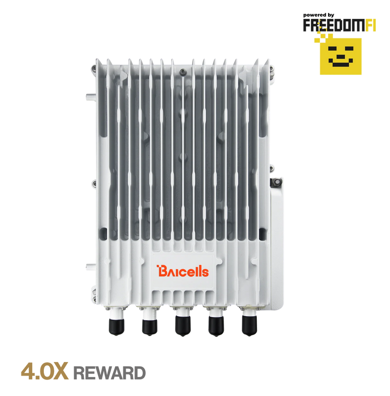 High-Power Extérieur Small Cell Baicells Nova 436H | The best performing radio in the market earns up to 4.0x