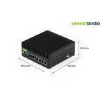 Seeed Studio reComputer Industrial R2245-12 Raspberry Pi Edge AI/IOT NVR with 26 TOPS - Vue 3
