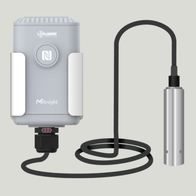 Milesight EM500-SWL – Capteur LoRaWAN Industriel Niveau d'Eau Ultrasonique IP67 EU868 846W 4 Go – 4G LTE