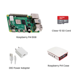 Raspberry Pi 4 8 Go – Kit Complet (Boîtier, Dissipateur, HDMI, Ethernet)s and Manual - Vue 2