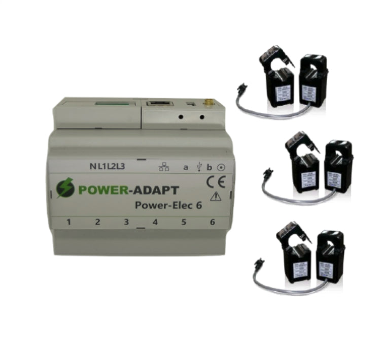 Power Elec 6 - Centrale de mesure Lorawan / Modbus TCP - ECO-ADAPT – Eco Adapt