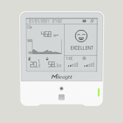 Milesight AM308 – Capteur LoRaWAN Humidité, vue produit