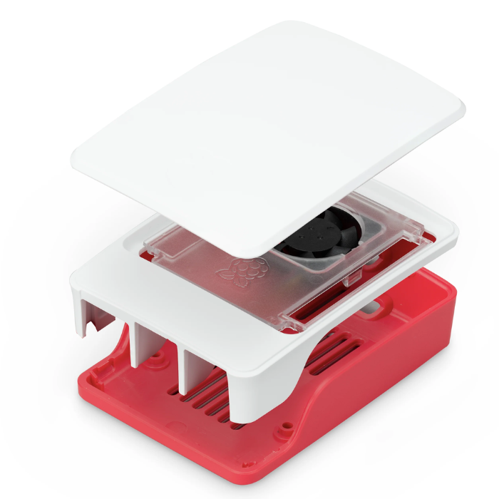 Raspberry Pi Boîtier for Pi 5 Red/White