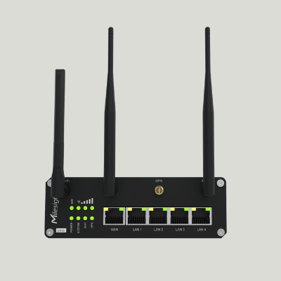 Milesight UR35 – Routeur IoT 4G LTE Industriel avec Wi-Fi et GPS 4 Go – 4G LTE