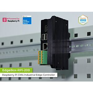 EdgeBox RPi 200 - Raspberry Pi IoT Edge Device | IoT Passerelle | 2GB RAM, 8GB eMMC, UPS, WiFi