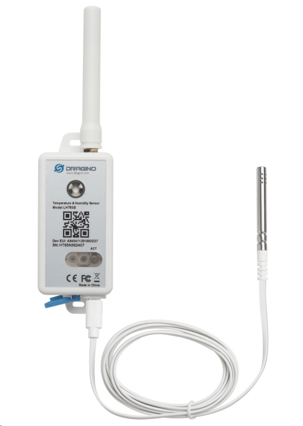 LHT65S – Capteur Température & Humidité avec Sonde Externe – Dragino