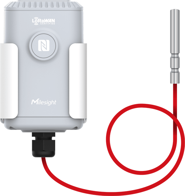 Capteur LoRaWAN EM500-PT100 – Milesight – Mesure intelligente pour bâtiments & industrie