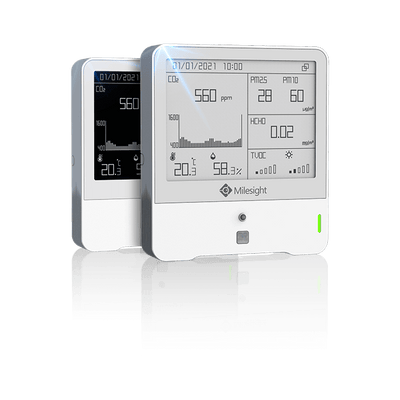 Milesight AM319 – Capteur LoRaWAN Humidité, vue produit