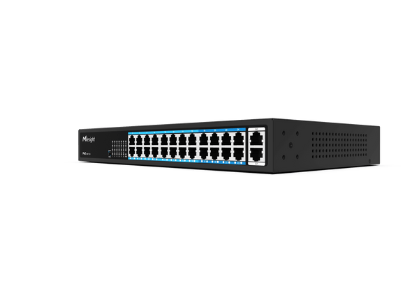 MS-S0224-GL – Switch PoE non manageable 24 ports FE + 2 uplinks Gigabit – Milesight