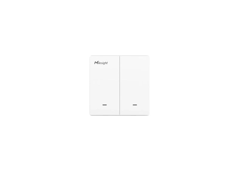 Milesight WS502 LoRaWAN Wall Switch (Double Button, 3 Wires)