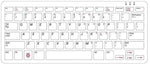 Raspberry Pi Official Clavier (White-Red) - Vue 5