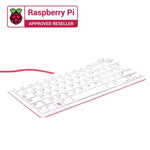 Raspberry Pi Official Clavier (White-Red) - Vue 2