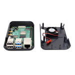 Raspberry Pi 4 ABS Black Boîtier with Ventilateur - Vue 4