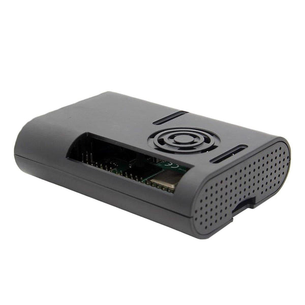 Raspberry Pi 4 ABS Black Boîtier with Ventilateur