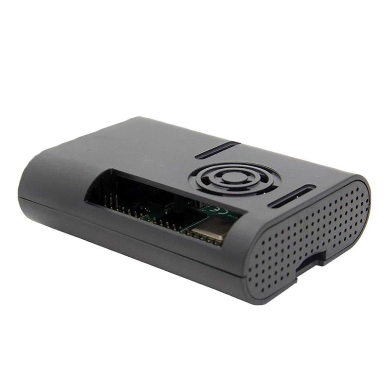 Raspberry Pi 4 ABS Black Boîtier with Ventilateur