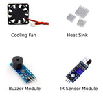 Raspberry Pi 4 2/4/8 Go – Kit Complet (Boîtier, Alimentation, Câble Ethernet, SD)nual - Vue 2